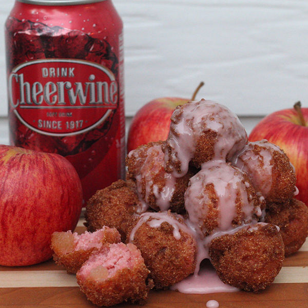 Candied Apple Hushpuppy with Cheerwine Sugar Glaze